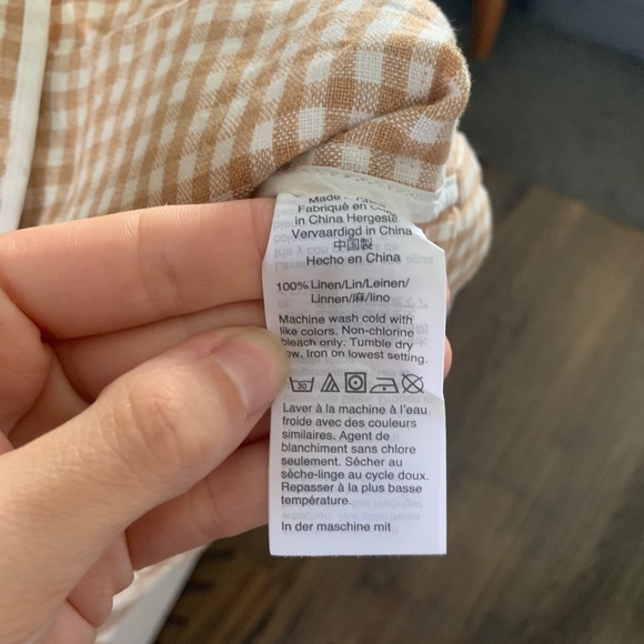 Linen Dorset Blazer in Gingham Check - Picture 4 of 7